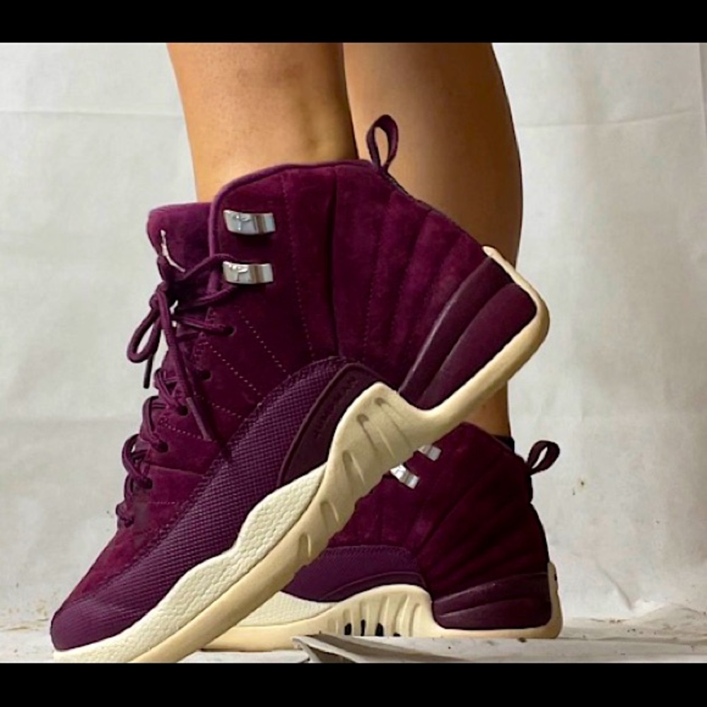 Burgundy Retro Jordan 12s